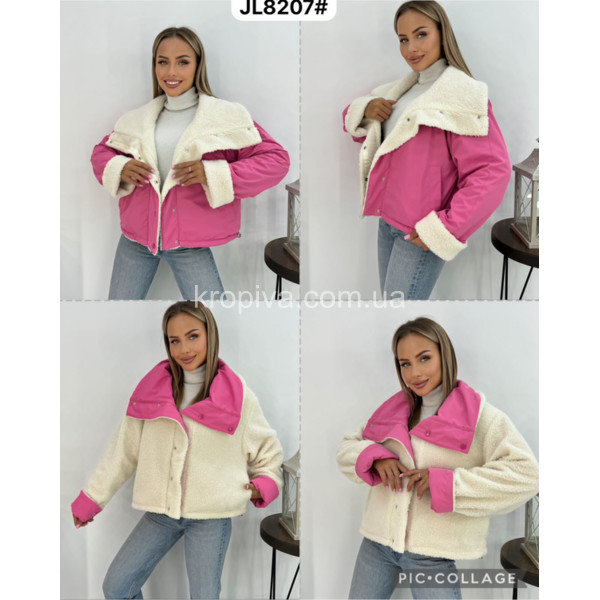 Жіноча куртка двостороння норма оптом 190124-604