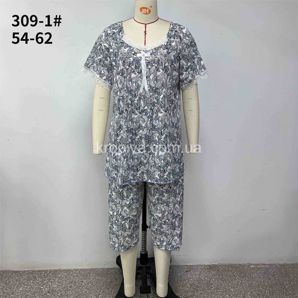Жіноча піжама батал оптом 190224-706