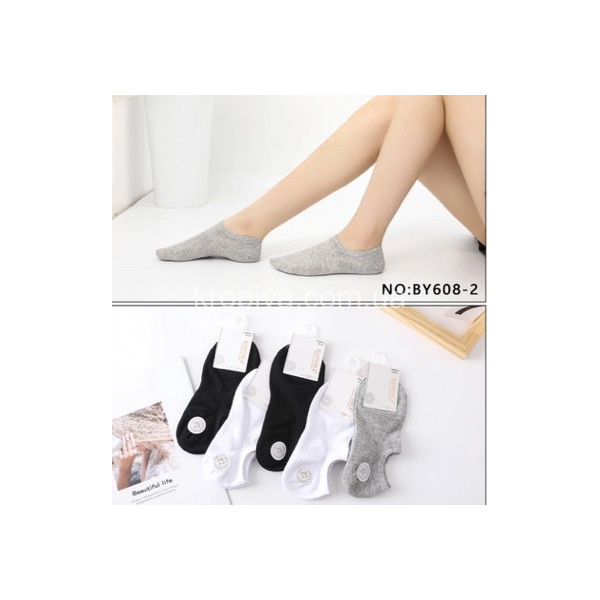 Жіночі шкарпетки ультракороткі весна оптом  (250224-767)
