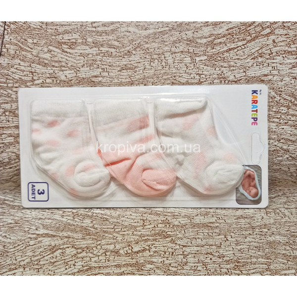 Носочки для новонароджених мікс оптом  (260224-690)