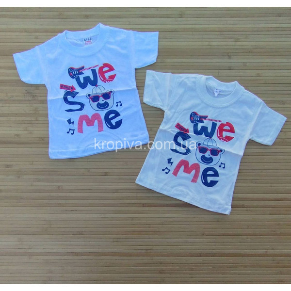 Детская футболка кулир 1-3 года Турция оптом 110324-660