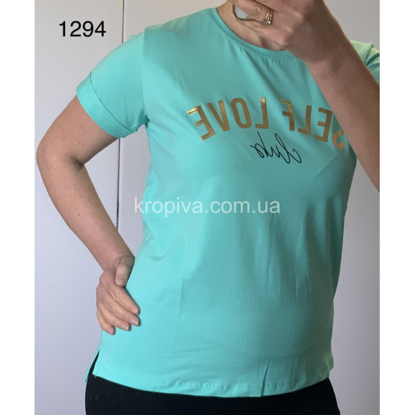 Жіноча футболка норма оптом 190324-262