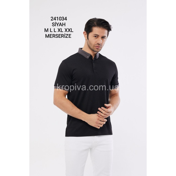 Чоловічі футболки-поло норма Туреччина оптом  (140424-609)
