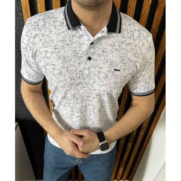 Мужская футболка-поло норма Турция оптом  (220424-671)