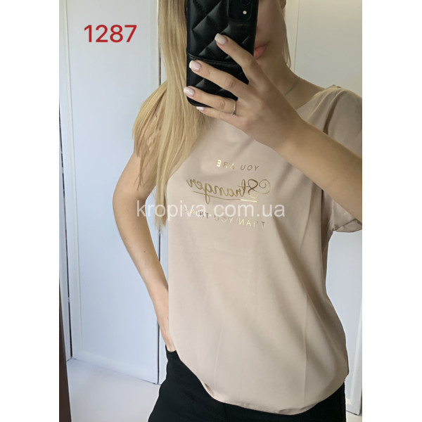 Жіноча футболка норма оптом  (250424-582)