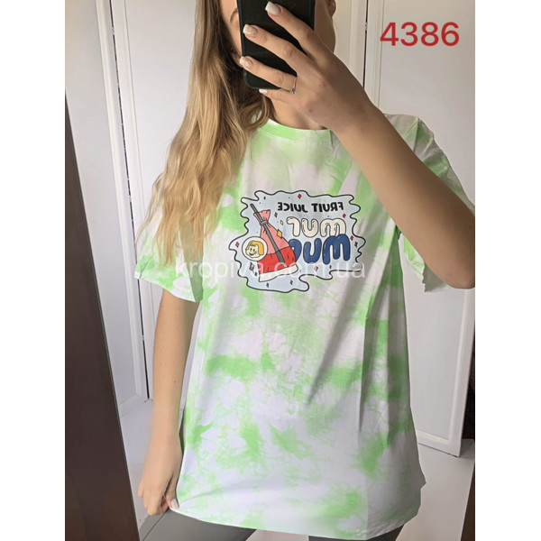 Жіноча футболка напівбатал мікс оптом 030524-454