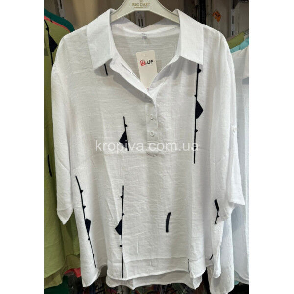 Женская рубашка батал лето оптом 200624-754