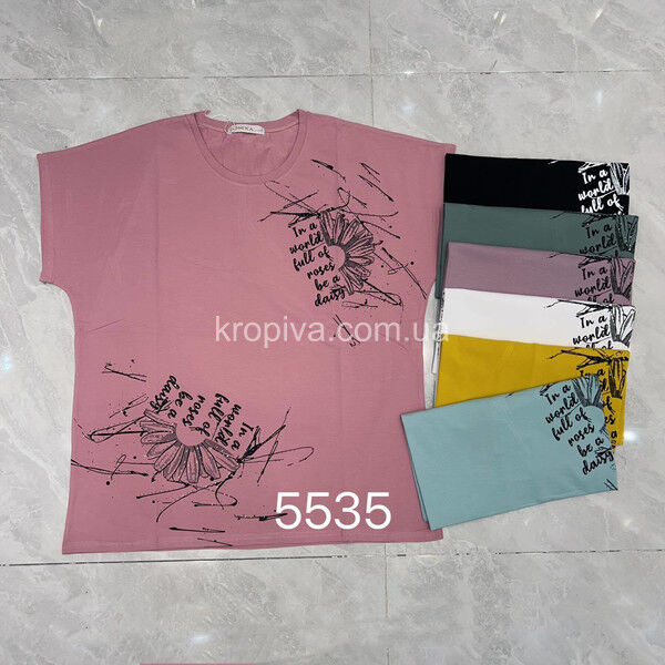 Женская футболка норма микс оптом 130125-257