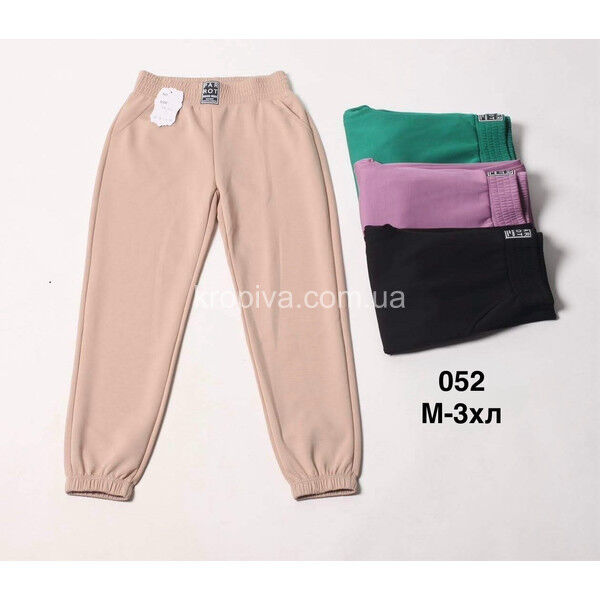 Женские спортивные штаны 052 норма микс оптом 150225-443