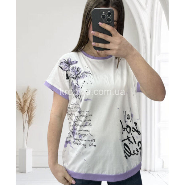Женская футболка 25017 3d принт оптом 070325-697