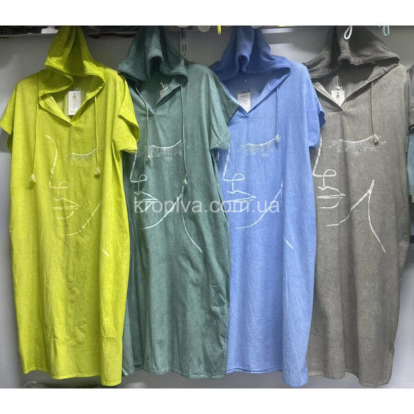 Жіноча сукня льон батал оптом 130425-750