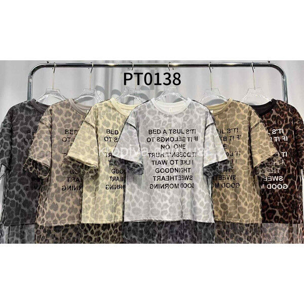 Женская футболка 0138 батал микс оптом 010525-028