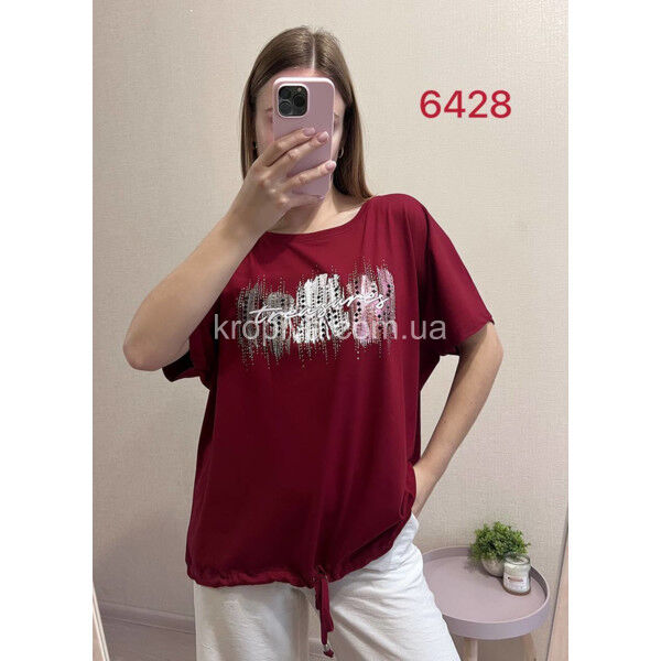 Женская футболка 6428 полубатал 100525-97