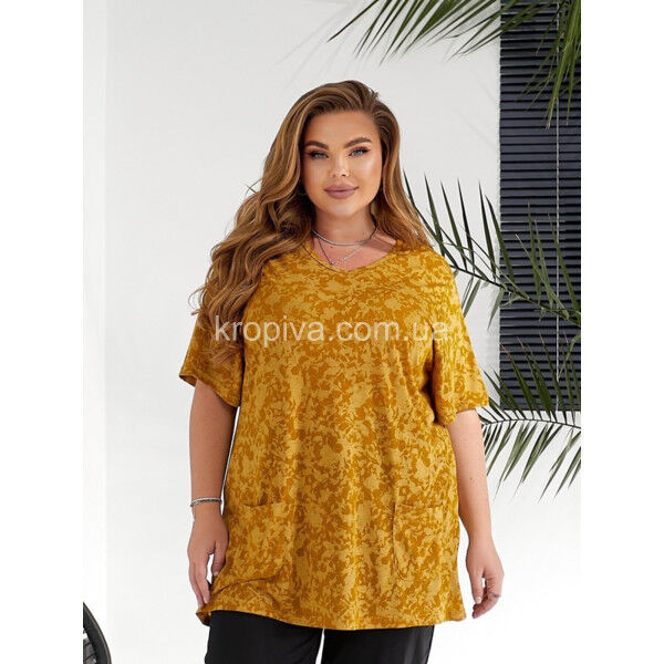 Женская футболка батал микс оптом 110525-776