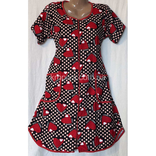 Женский халат Р17 полубатал микс оптом 120525-611