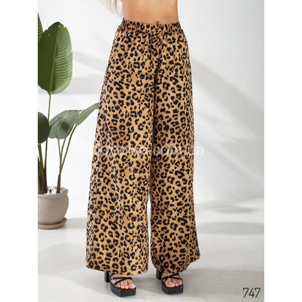 Женские брюки норма принт оптом  (150525-672)