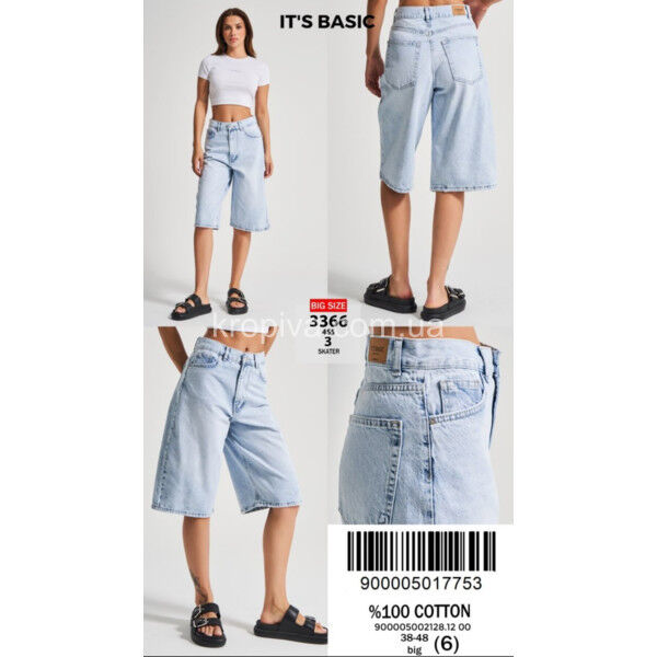 Джинсовые женские шорты оптом 280525-146