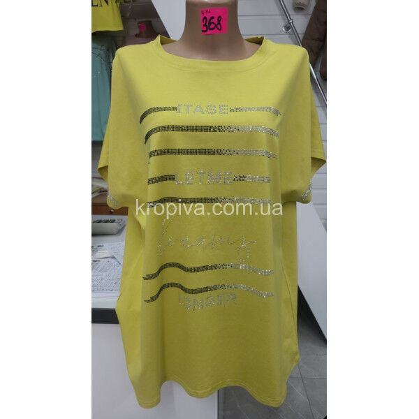 Женская футболка 368 батал микс оптом 300525-091