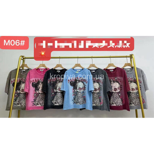 Женская футболка норма микс оптом 100625-070