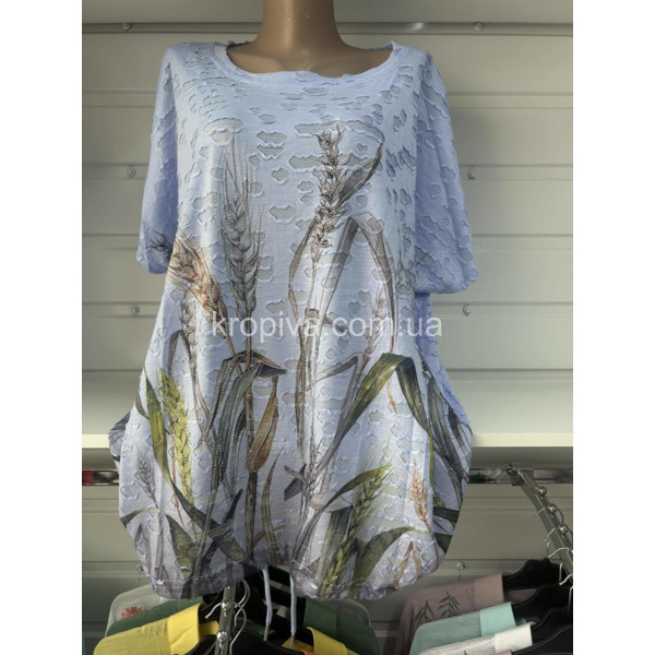 Женская футболка 8203 батал оптом 190625-756