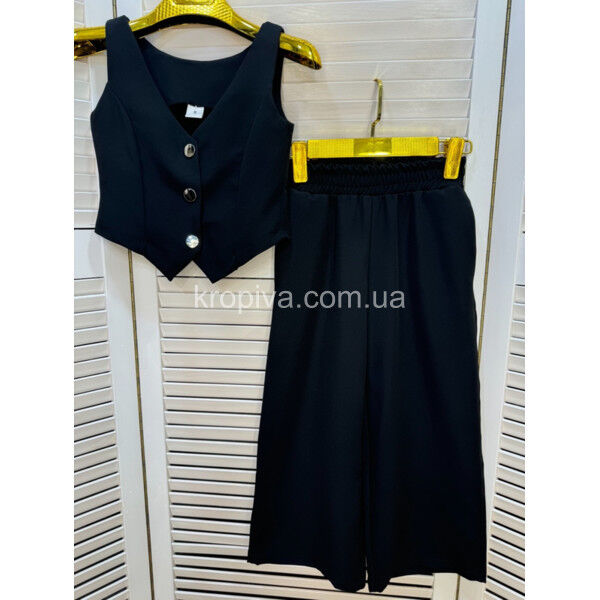 Детские брюки+жилетка 8-12 лет школа оптом 280625-708