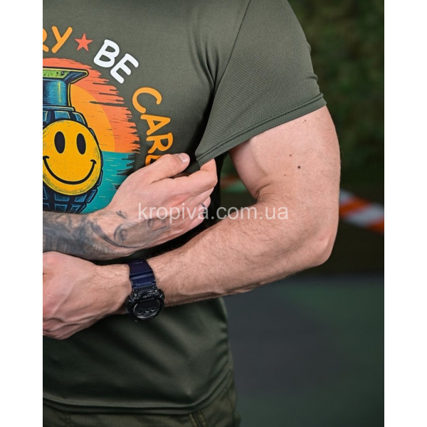 Мужская футболка хлопок норма оптом 040725-095