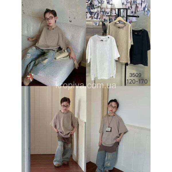 Дитяча футболка школа оптом 220725-78