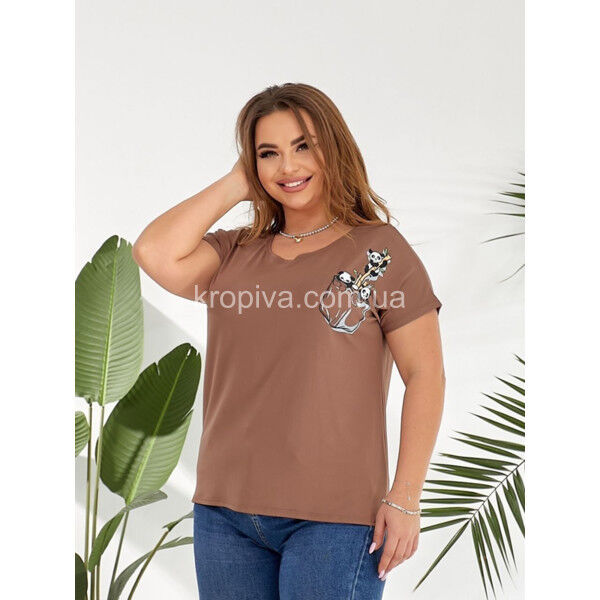 Женская футболка 2507 батал оптом 230725-04