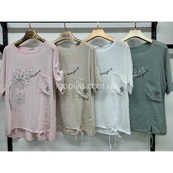 Женская футболка 9539 батал оптом 240725-096