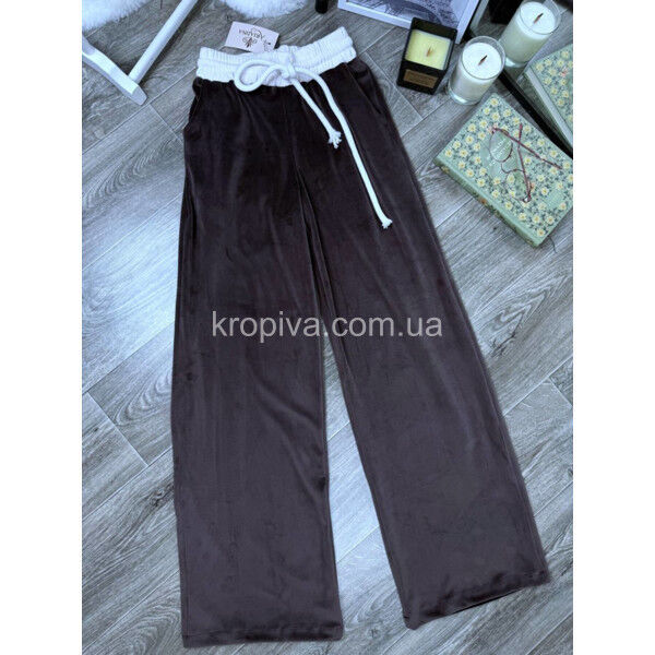 Женские штаны 2483 шоколад оптом 070825-13