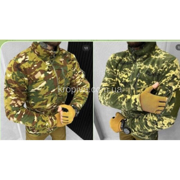 Кофта тактическая на змейке флис для ЗСУ оптом 100825-703