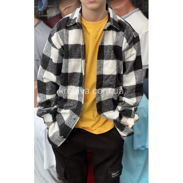 Дитяча сорочка 13-16 років Туреччина осінь оптом 260825-627