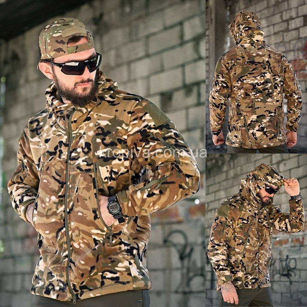 Мужская флисовая кофта Import норма оптом 090925-080