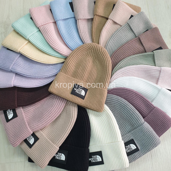 Женская шапка молодежная на флисе микс оптом 160925-654