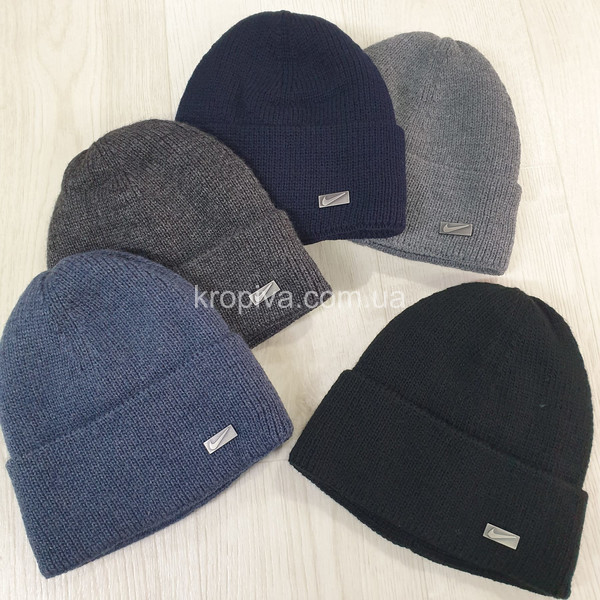 Мужская шапка на флисе микс оптом 160925-755