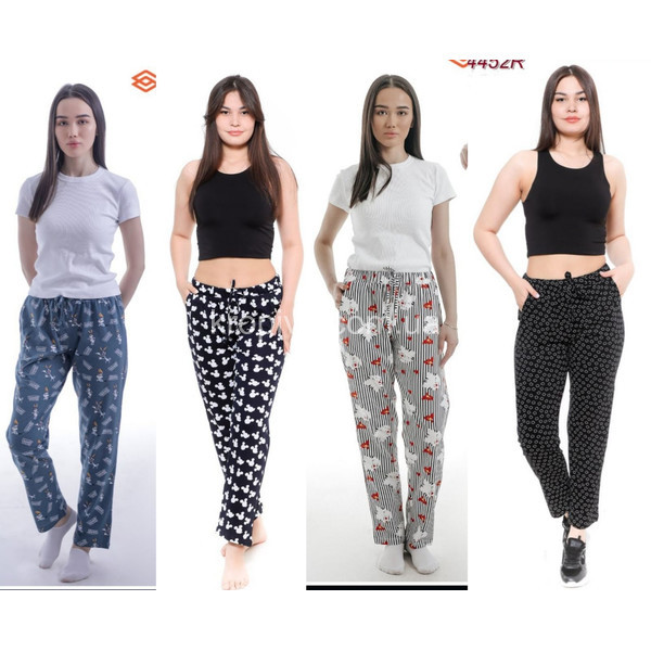 Женские домашние штаны Samo 4452 норма оптом 240925-0115