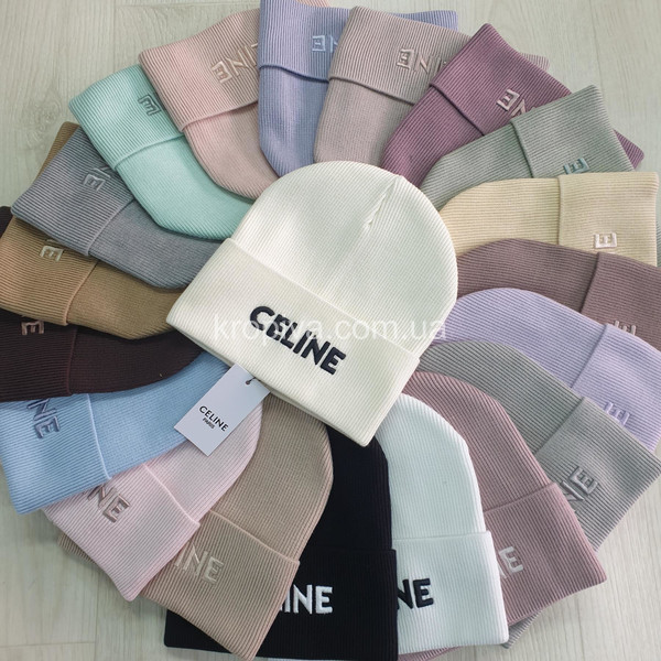 Женская шапка молодежная на флисе микс оптом 300925-642