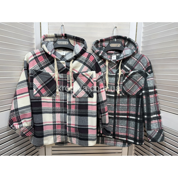 Дитяча сорочка фліс 8-12 років Туреччина оптом 021025-785