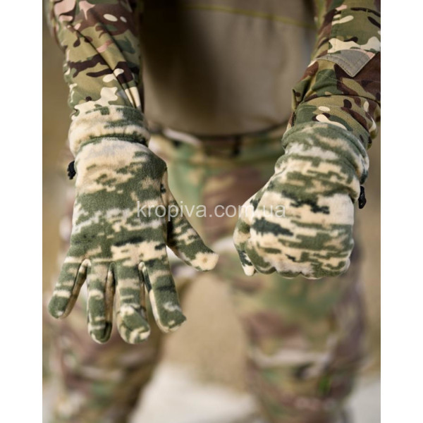 Рукавички тактичні фліс для ЗСУ оптом 171025-603