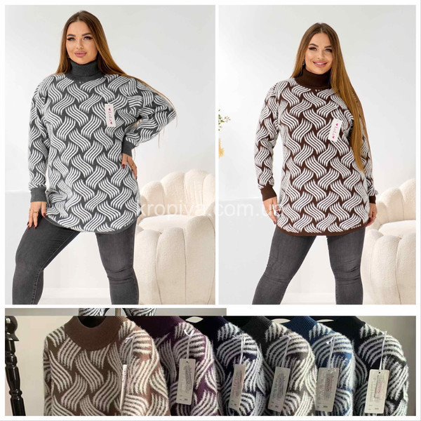 Женский свитер батал микс оптом 241025-0123