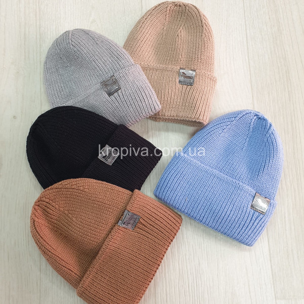 Детская шапка на флисе микс оптом 221025-771