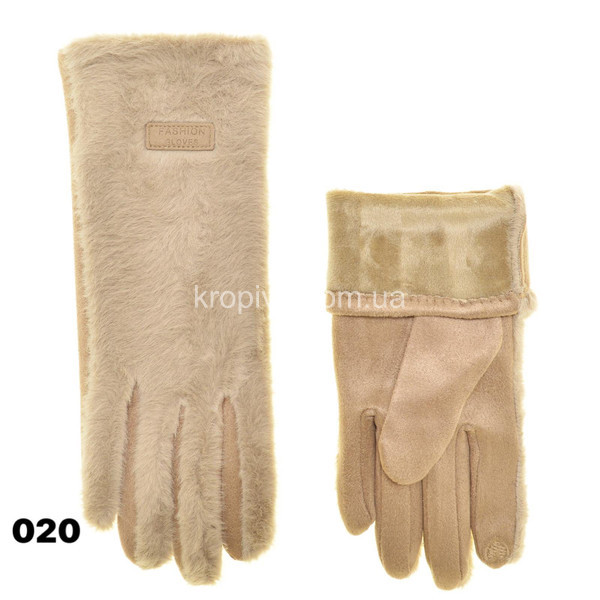 Перчатки женские 020 ПЖМ микс оптом 261025-654