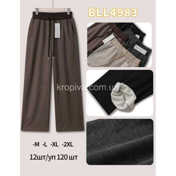 Женские теплые штаны микс оптом 291025-27