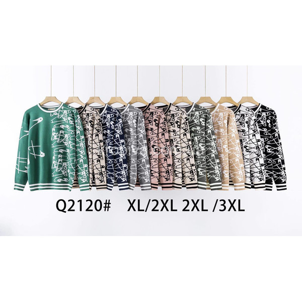 Женский свитер полубатал микс оптом 301025-667