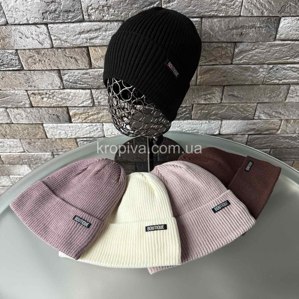 Женская молодежная шапка оптом 071125-07