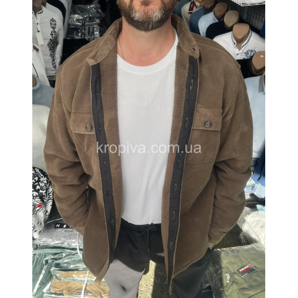 Мужская рубашка на меху Турция оптом 081125-618