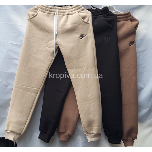 Детские спортивные штаны 9-13 лет флис оптом 161125-643