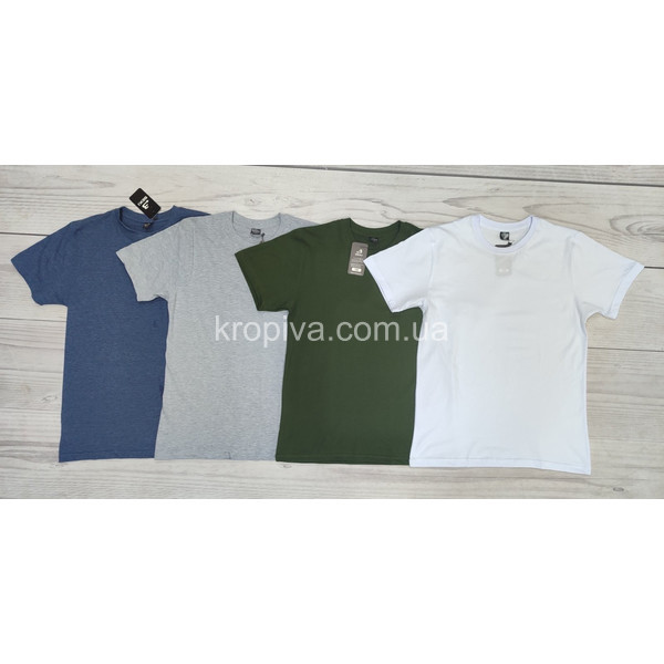 Чоловіча однотонна футболка оптом 281125-93