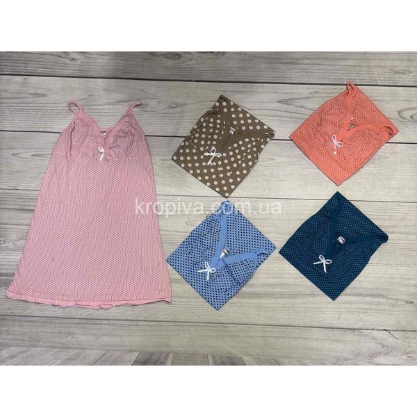 Женская ночнушка 1050 FAZO-R микс полубатал оптом 021225-001