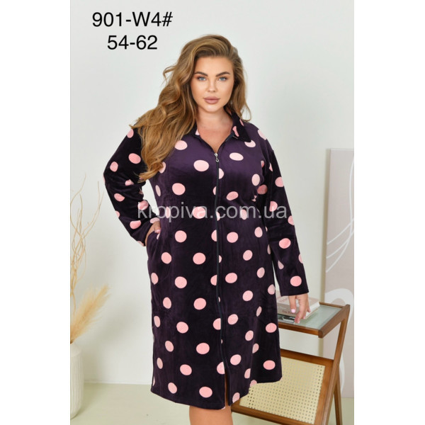 Женский халат длинный рукав оптом 081225-20